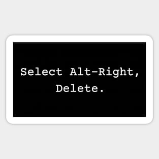 Select Alt-Right, Delete Sticker